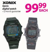 Xonix Gents Digital Watch-Each