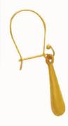 9Ct Gold And Silver Large Teadrop Earrings-Per Pair