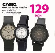 Casio Gents Or Ladies Watches-Each