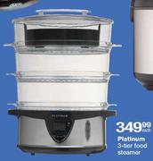 Platinum 3-Tier Food Steamer Each