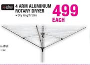 4 Arm Aluminium Rotary Dryer Each