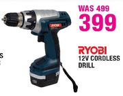 Ryobi 12V Cordless Drill
