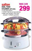 Salton Oval Food Steamer-SFS 800