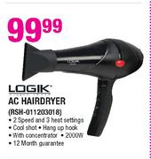 Logik AC Hairdryer-RSH-011203018