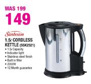 Sunbeam Cordless Kettle-1.5ltr