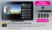 Sony 46" LCD TV (KDL-46CX520) + BDP-S380