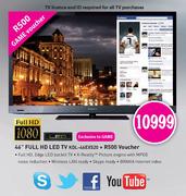 Sony 46" Full HD LED TV (KDL-46EX520) + R500 Voucher