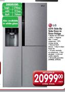 LG 659Ltr Side By Side Door In Door Fridge-Each
