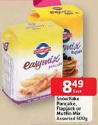 Snowflake Pancake,Flapcake,Flapjack or Muffin Mix Assorted-500g Each