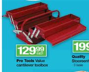 Pro Tools Value Cantilever Toolbox-Each