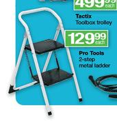 Pro Tools 2-Step Metal Ladder-Each
