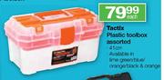 Tactix Plastic Toolbox Assorted-41cm Each