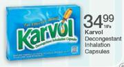 Karvol Decongestant Inhalation Capsules-10's
