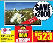 LG 50" HD Ready LCD TV