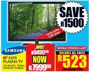 Samsung 51" E470 HD Ready Plasma TV