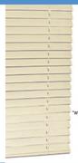 Ready-Made 50mm PVC Venetian Blinds (Cream Colour Only)-1600x1600mm