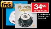 Cafe Enrista Cappuccino Assorted-10's Per Pack