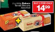 Bakers Tennis Biscuits Assorted-2x200g