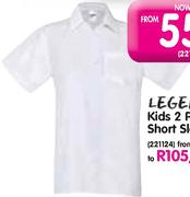 Legend Kids 2 Pack Girls Short Sleeve Shirt Per 2 Pack