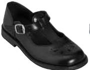 Genius Girls T-Bar School Shoes Sizes 9-1 Per Pair