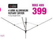 4 Arm Aluminium Rotary Dryer