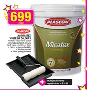 Plascon Micatex White Or Colours-20ltr