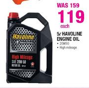 Havoline Engine Oil-5ltr Each