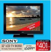 Sony 32" HD Ready LCD TV BX350-81cm