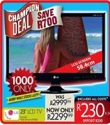 LG 23" FHD LCD TV-58.4cm