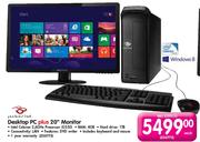 Packard Bell Desktop Pc Plus 20" Monitor-Each