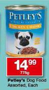 Petley's Dog Food-775gm