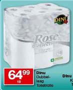 Dinu Dubbellaag Toiletrolle-18's