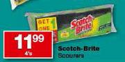 Scotch-Brite Scourers-4's