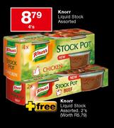 Knorr Liquid Stock Assorted-4's