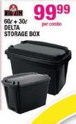 Big Jim 60L + 30L Delta Storage Box-Per Combo