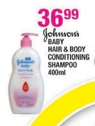 Johnsons Baby Hair & Body Conditioning Shampoo-400ml