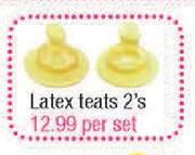 Latex Teats-2's Per Set