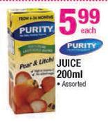 Purity Juice-200ml Each