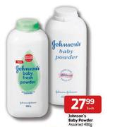 Johnson's Baby Powder-400gm Each