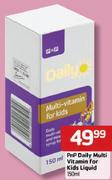 PnP Daily Multi Vitamin For Kids Liquid 150Ml