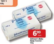 Johnson's Baby Soap 100Gm-Each
