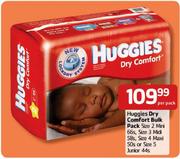 Huggies Dry Comfort Bulk Pack Size 2 Mini-66's/ Size 3 Midi-58's Per Pack