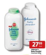 Johnson's Baby Powder Assorted - 400g Each