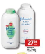 Johnson's Baby Powder Assorted-400g Each