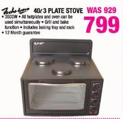 40ltr 3 Plate Stove