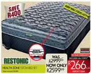 Restonic Health Zone 137cm Bed Set