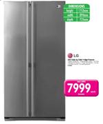 LG Side-by-Side Fridge/Freezer-581Ltr(GR-B207FLC)