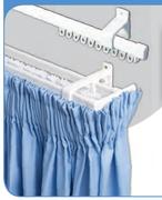 Steel Curtain Track Double Rod-3m  