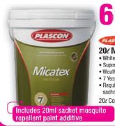 Plascon Micatex Colours-20L Each