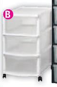 Big Jim 3 Draw Mobile Drawer-Each